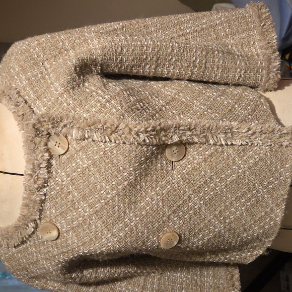 Modify Women's Tan Tweed Jacket - Picture 2 of 4